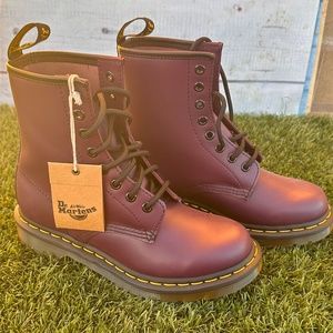 Dr. Martens Purple Combat Boots
